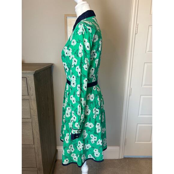 Draper James Green Floral Mini Dress - Picture 9 of 16